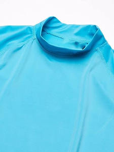Chemise athlétique bleue à manches longues pour hommes, durabilité, protection, personnaliser la protection contre les éruptions cutanées - Product Image 3