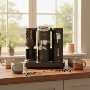 เครื่องชงกาแฟแบบกึ่งอัตโนมัติพกพาสำหรับบาริสต้า ชาร์จด้วย Type-C สำหรับร้านกาแฟและโรงแรม - Product Image 1