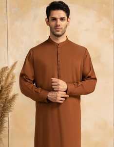 Traje Shalwar Kameez 2025 Hecho a Medida de Alta Calidad de Secado Rápido para Hombre, Traje Paquistaní Afgano para Fiesta y Boda, Vestido de Dos Piezas - Product Image 5