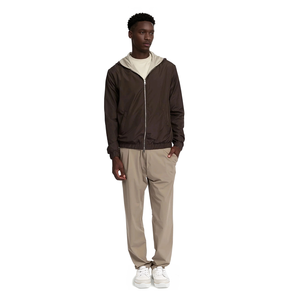 Chándal Informal de Invierno con Capucha para Hombre, Tejido Suave y Transpirable de Mezcla de Poliéster y Algodón, Absorbe la Humedad y Ofrece Calor Ligero - Product Image 5