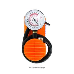 Compresor de Aire Mini Compacto y Ligero de 12V de Alta Calidad ORANGE |   Inflador de Neumáticos Portátil de Corriente Continua, Disponible OEM para Automóviles, Bicicletas y Embarcaciones - Product Image 2