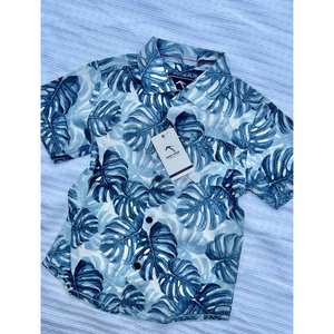 Chemise demi-manche en rayonne pour enfants OEM Col doux et confortable pour mariages anniversaires pique-niques Tenue de fête décontractée Vente en gros Inde - Product Image 1