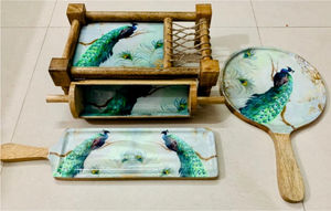 Bel ensemble de plateau khatiya design - Product Image 2