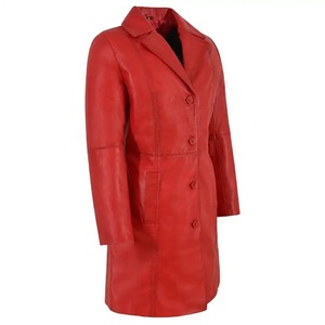Respirant de haute qualité nouveauté confortable courte longueur femmes veste en cuir avec manches longues veste en cuir - Product Image 3