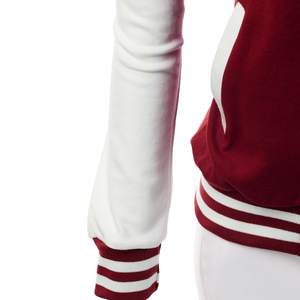 Chaqueta Universitaria de Hip Hop de Otoño, Chaqueta de Béisbol para Mujer con Parches, Chaquetas Casuales para Mujer - Product Image 6