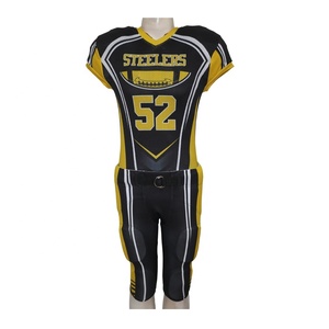 Camiseta de Fútbol Americano Personalizada de Manga Corta, 100% Poliéster, Sublimación Personalizada de Alta Calidad, Anti-UV, para Hombre Adulto - Product Image 1