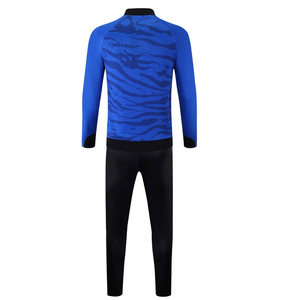 2025 hommes mode ensemble-automne hiver tenues à capuche fermeture éclair veste imprimé polaire pantalons de survêtement grande taille entraînement Jogging piste - Product Image 6