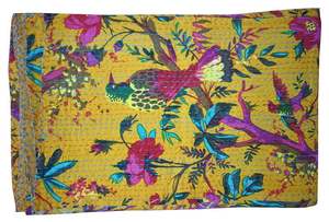 Meilleure qualité coton Kantha couette Jungle imprimé couverture confortable réversible et Gudari couture à la main couvre-lit - Product Image 3