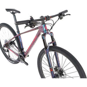 ACHETER DROIT 29 "/27.5" 27 vitesses LEOPARD RS hommes VTT fourche en acier rouge couleur holographique nouveau Design Twitter vélo - Product Image 5