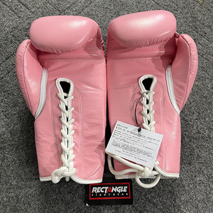 Wholesa;e Customized Pink Winning <b>Lace</b>-up Boxing <b>Gloves</b> Made Genuine LeatherGym Wear Winning Competition Kick Boxing <b>Gloves</b> - Product Image 5