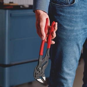KNIPEX 300mm Pliers Wrench Black Atramentized 68mm <b>Clamping</b> Width Plastic Coated - Product Image 4