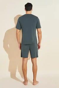 Ensemble de shorts de gym d'été de haute qualité pour hommes T-shirt respirant et short assorti avec style High Street - Product Image 2