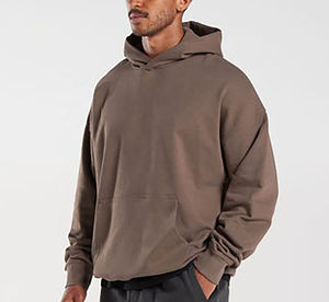 Sudaderas con Capucha Extra Grandes para Hombre al por Mayor 2026, Lisas, sin Estampado, Sudaderas de Invierno para Hombre - Product Image 3
