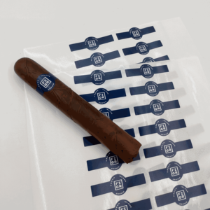 맞춤형 시가 스트랩 링 라벨 금박 엠보싱 UV 엠보싱 시가 라벨 인쇄 스트랩 라벨 스티커 - Product Image 6