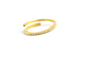 Stackable Silver <b>Ring</b> Handmade 925 Sterling Silver Minimalist <b>Ring</b> Diamond <b>Dainty</b> <b>Ring</b> For Her - Product Image 2