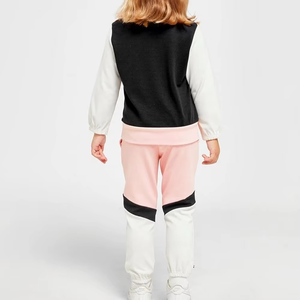 ชุดวอร์มสำหรับเด็กแบบสวมศีรษะสำหรับเด็กชุดวอร์มสำหรับใส่ได้ทั้งชายและหญิงแบบบล็อกสีระบายอากาศได้โลโก้ออกแบบได้ตามต้องการ - Product Image 2