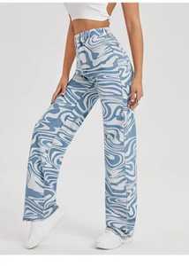 กางเกงคาร์โก้เอวสูงสำหรับผู้หญิง ผ้าสแปนเด็กซ์/โมดอล เป็นมิตรกับสิ่งแวดล้อม กันน้ำ กันลม ระบายอากาศได้ดี ทรงปกติ ซักแล้ว ความยาวเต็มตัว - Product Image 4