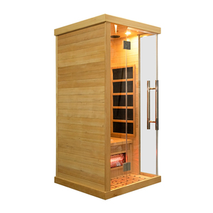 ห้องซาวน่าแบบดั้งเดิมของฟินแลนด์ ทำจากไม้เนื้อแข็ง ซาวน่าอินฟราเรดแบบแห้ง สำหรับใช้ในบ้าน วิลล่า หรือในร่ม - Product Image 4
