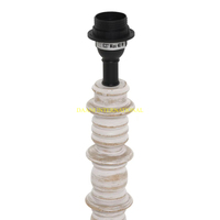 Base de lampe de table en laiton et blanc antique support E27 support de lampe de bureau de chevet décoratif de style vintage pour décor d'hôtel de bureau à domicile