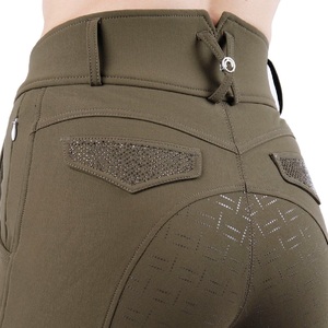 <b>Best</b> Quality Women's Horse Riding Jodhpurs Pants High Waist Equestrian Wear Custom Manufacturing Wholesale Bulk Breeches - Product Image 2
