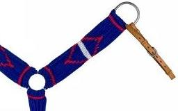 Pecho de caballo de punto azul marino de Venta caliente/coraza hilo trenzado ecuestre duradero hecho colorido - Product Image 3