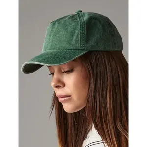 Casquette promotionnelle vintage personnalisée à 5 panneaux, coupe décontractée - Product Image 1