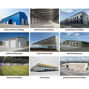 Hangar préfabriqué, atelier, structure <span class=keywords><strong>en</strong></span> acier, charpente métallique industrielle, <span class=keywords><strong>garage</strong></span> <span class=keywords><strong>en</strong></span> structure acier - Product Image 4