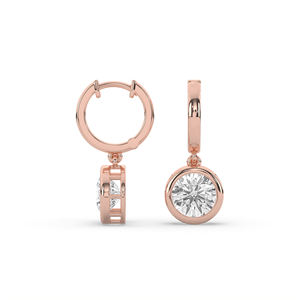 Pendientes de Diamantes Redondos de Laboratorio de 2.70Ct, Oro de 10K, Fabricante, Ligeros, Estética Única, Joyería Fina, Suministro al por Mayor - Product Image 4