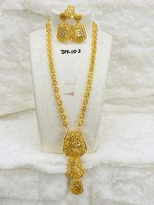 Collar chapado en oro Vintage de Dubái para mujer, Perla de circón de diamante clásico en cadena de aleación, regalo de joyería de aniversario de boda - Product Image 5