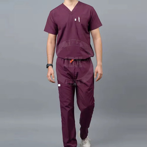 Conjunto de traje médico de algodón 100%, traje médico de uso hospitalario, traje médico de alta calidad - Product Image 1