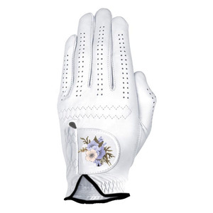 Guantes de golf de cuero Cabretta suave y duradero de calidad superior para hombres cómodos transpirables ligeros guantes de bajo precio - Product Image 4