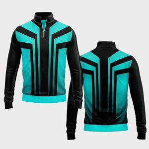 Custom Professional Design Quarter <b>Jacket</b> <b>Men</b> Women Youth Sportswear Quick Dry Team <b>Pullover</b> - Product Image 1