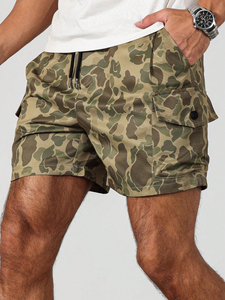 Ropa de trabajo de camuflaje para hombres con bolsillos grandes, pantalones cortos informales de la mejor calidad para hombres con Personalización completa - Product Image 6
