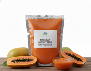 Concentrado de Papaya Roja 24 Brix Aséptico 100% Natural Exportación a Granel desde India Empaque en Botella/Barril Certificado por FSSAI 99.99% de Pureza - Product Image 4