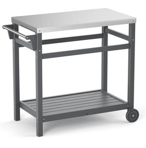 Chariot de bar à vin créatif en bois et acier pour la restauration à domicile, hôtel, restaurant, cuisine, chariot de service à vin et porte-verres - Product Image 6