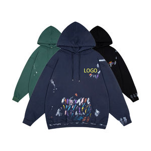 Trend Items 2023 Oem Solid Logo Print Algodón Oversized Custom Unisex Gallery Hoodie Winter Solid Hoodie de alta calidad - Product Image 1