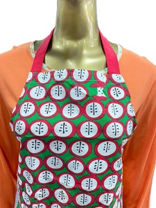 Delantal sin mangas de algodón ecológico de alta calidad con estampado, tallas y estilos personalizados, con logo, tipo cintura, para cocina y jardín - Venta al por mayor - Product Image 4