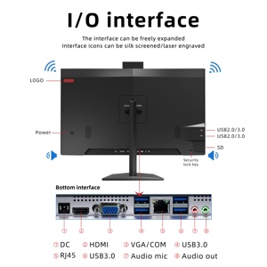 21,5 pulgadas Core I5 All in One <span class=keywords><strong>PC</strong></span> 256GB SSD Procesador de escritorio 16GB <span class=keywords><strong>Memoria</strong></span> de video Pantalla LCD para juegos <span class=keywords><strong>Comprar</strong></span> computadora China - Product Image 2