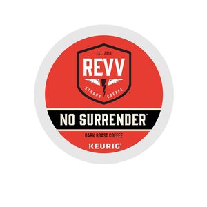 REVV No Surrender Keurig Capsules de café individuelles K-Cup, café torréfié foncé, 96 unités - Product Image 2