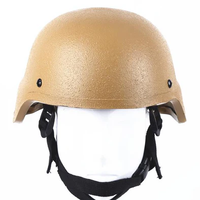 Casque tactique Vanda Aramid noir/khaki, norme ACH, avec niveau de protection RF1, 2,75 lb