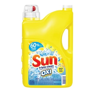 Sun Tropical Breeze 188 once de détergent à lessive liquide en poudre Solution de lavage parfumée pour 134 charges sur les vêtements et les tapis - Product Image 6