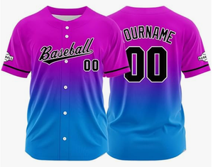 Ensemble de maillots de baseball personnalisés 100% polyester, respirant, séchage rapide, nom et numéro imprimés, vêtements de sport pour équipe athlétique - Product Image 6