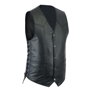 Ropa de moda 2024 Chalecos de cuero de alta calidad Transpirable Personalizado Buena calidad Diseño superior Chaleco de cuero - Product Image 3