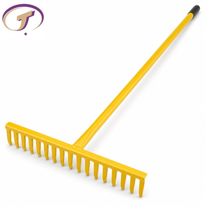 <span class=keywords><strong>Rastrello</strong></span> da Giardino in Acciaio al Carbonio a 16 Denti Saldati, Robusto <span class=keywords><strong>Rastrello</strong></span> <span class=keywords><strong>per</strong></span> Foglie con Manico Liscio e Terminale in Plastica <span class=keywords><strong>per</strong></span> il Giardino - Product Image 6