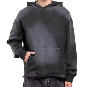 Sudaderas con Capucha de Invierno Lavadas con Ácido, Estampado Moderno Extra Grande, 100% Algodón Transpirable con Textura Suave y Detalles Duraderos para Hombre - Product Image 2