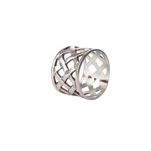 Classic Designer Metal Napkin Ring Excellent Quality Handmade Designer Tissue Holder Classic Stylish Fancy New Napkin Ring - Product Image 2