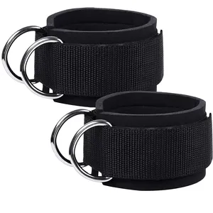 Ankle D Ring Strap Weight lifting D Ring Strap Ankle High Gym Quality D ring Strap Wholesale Low Price