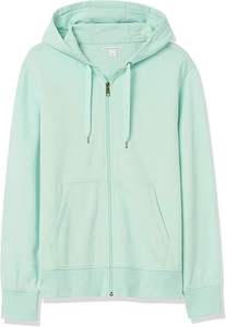 Sudadera con Capucha y Cremallera Completa de Felpa 100% Algodón Vintage con Bolsillos, Diseño Sólido, Impermeable para Hombre, Otoño - Product Image 2