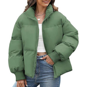 Vestes matelassées pour femmes en gros, en peau de mouton, rembourrage en coton, respirantes, design réversible, prix bas, vente chaude, vestes d'hiver - Product Image 6