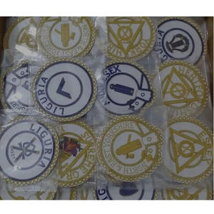 Masons District ที่รองผู้มีพระคุณปลอกคออัญมณีเคลือบทองอัญมณีดาวตะวันออกมี7ชิ้นชุดของขวัญสำหรับเขาแผ่นรองทอง - Product Image 3